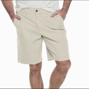 Sonoma Shorts Chinos Beige Bone waist 32 Business Casual neutral Flat Front